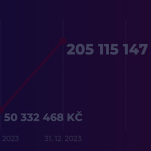Rosteme a spravujeme objem aktiv převyšující 205 milionů korun